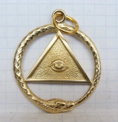 MEDAILLEN RELIGION UND SPIRITUALITÄT das allsehende Auge und Schlange  - Bild 1 von 3