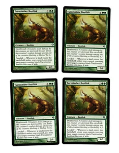4x Turntimber Basilisk EX Zendikar Mtg Magic EDH 4x4 - Imagen 1 de 2