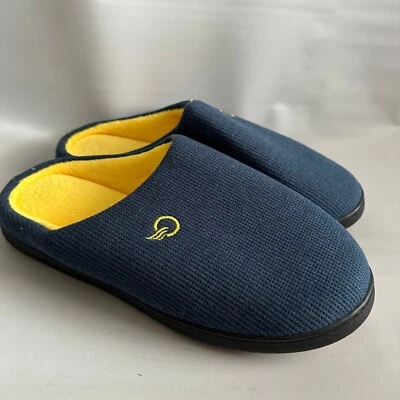 Mishansha Men Size 12 Blue Slip On Mule Slippers Cushioned House Shoes - Image 1 of 4