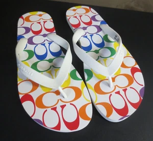 Chanclas Coach Zak con firma Rainbow - EE. UU. 7,8 o 9 - Imagen 1 de 5