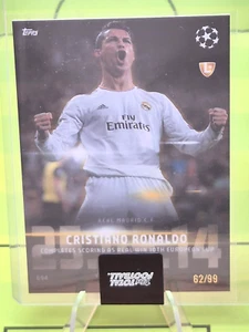 Cristiano Ronaldo 62/99 - Topps Total Football - Real Madrid Nummeriert - NEUE! - Bild 1 von 2