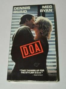 Vintage D.O.A. Meg Ryan Dennis Quaid Thriller VHS Cassette Tape DOA - Picture 1 of 3