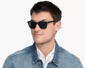 Warby Parker Sunglasses - Barkley M 125, 53-18-142, Gray, Black Pattern Frame - Picture 1 of 7