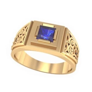 5 pcs Men's Ring Wax patterns for lost wax casting jewelry/injection wax_30055 - Bild 1 von 5