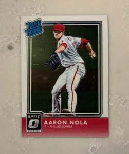 2016 Panini Donruss Optic #37 Aaron Nola Rated Rookie RC - Picture 1 of 2
