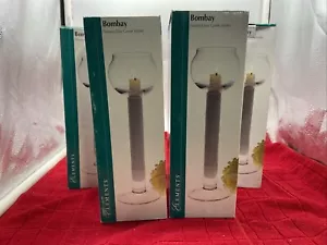 Set Of Four Element Bombay Floating Clear Candleholders - Elegant Home Decor - Picture 1 of 6