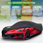 Car Cover Outdoor Waterproof Dust Snow Sun Proof for Chevy Corvette C8 2020-2024