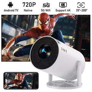 10000 Lumen 4K Mini Projector LED 1080P WiFi Bluetooth UHD Portable Home Theater - Picture 1 of 11