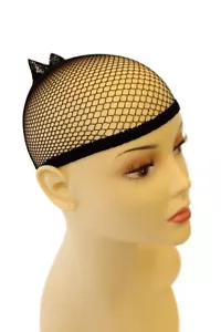 Haarnetz Unterziehhaube Perücken schwarz Haube Perückennetz Wig Cap HNS - Bild 1 von 4
