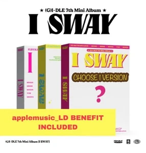 In Stock! (G)I-DLE 7th Album [I SWAY] Kpop Sealed NEW+SPECIAL POB EXTRA 2P CARDS - Foto 1 di 4