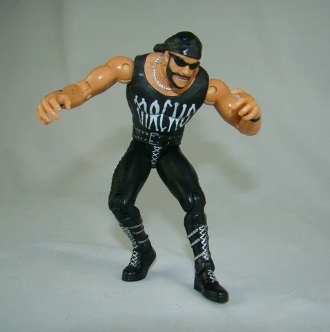 WCW Bruisers Randy "Macho Man" Savage 6" wrestling figure, 1999 Toy Biz WWE Cover