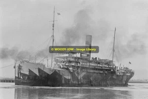 rp11663 - Unknown Liner in wartime Dazzle paint - print 6x4 - Bild 1 von 1