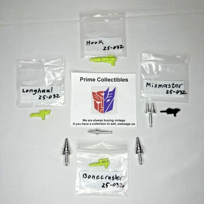 25-032 Transformers G1 Constructicon Devastator Weapons Lot Vintage - Image 1 of 4
