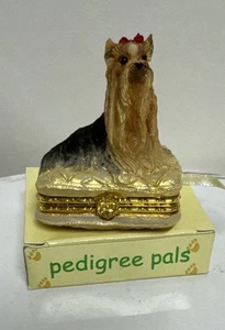 Atemberaubende Schmuckschatulle mit Deckel für Pillen, besondere Ringe - Yorkie - Bild 1 von 5