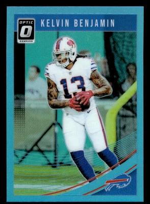2018 Donruss Optic #14 Kelvin Benjamin Aqua Prizm #d /299! Buffalo Bills - Image 1 of 2