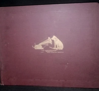 Antique 12"NIPPER 78 RPM Record Album  8 Victor Victrola 1&2 Sided Lot Excellent - Image 1 of 4