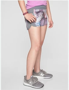 Athleta Girl Record Breaker Shorts 3", Printed, Size M/8-10 - Picture 1 of 7