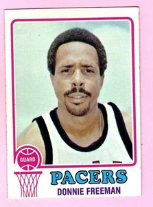 1973-74 Topps Donnie Freeman #254 Indiana Pacers - Bild 1 von 2