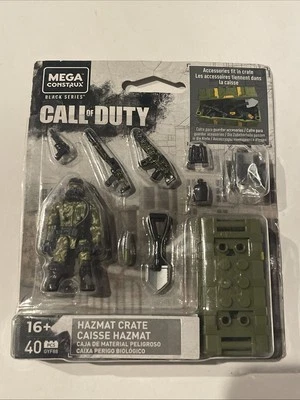 Nueva figura Mega Construx Black Series Call of Duty Hazmat Crate & Soldier GYF88 Foto 1 de 4