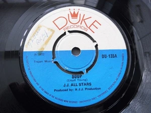 J.J. All Stars – Soup c/w Soup (Version) 1972 UK 45 DUKE - Foto 1 di 2