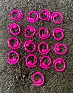 Häkelmarkierer (17 Stück rosa) - Bild 1 von 1