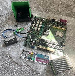 DELL E210882 Carte Mère Pentium 4 2.8ghz Dissipateur Chaleur Ventilateur Refroidissement USB IO USB Rétro - Photo 1/13