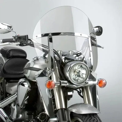 Switchblade Parabrisas Picado Cromo Transparente Montaje Yamaha Road Star XV1700 04-09 Foto 1 de 4