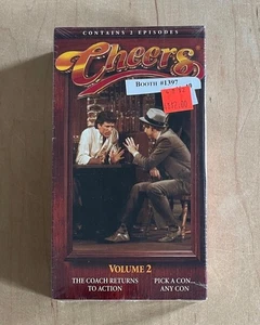 CHEERS Vol 2 (1982) Sealed VHS Paramount 2 Episodes Boston Bar Sit Comedy Cult - Picture 1 of 8
