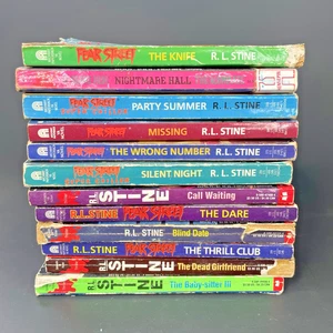 Posten von 12 Fear Street/Fear Street Saga Taschenbüchern RL Stine 90-95 Nostalgie - Bild 1 von 16