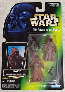 Star Wars Power Of The Force - Jawas with Glowing Eyes - POTF Kenner 1996 - Bild 1 von 8