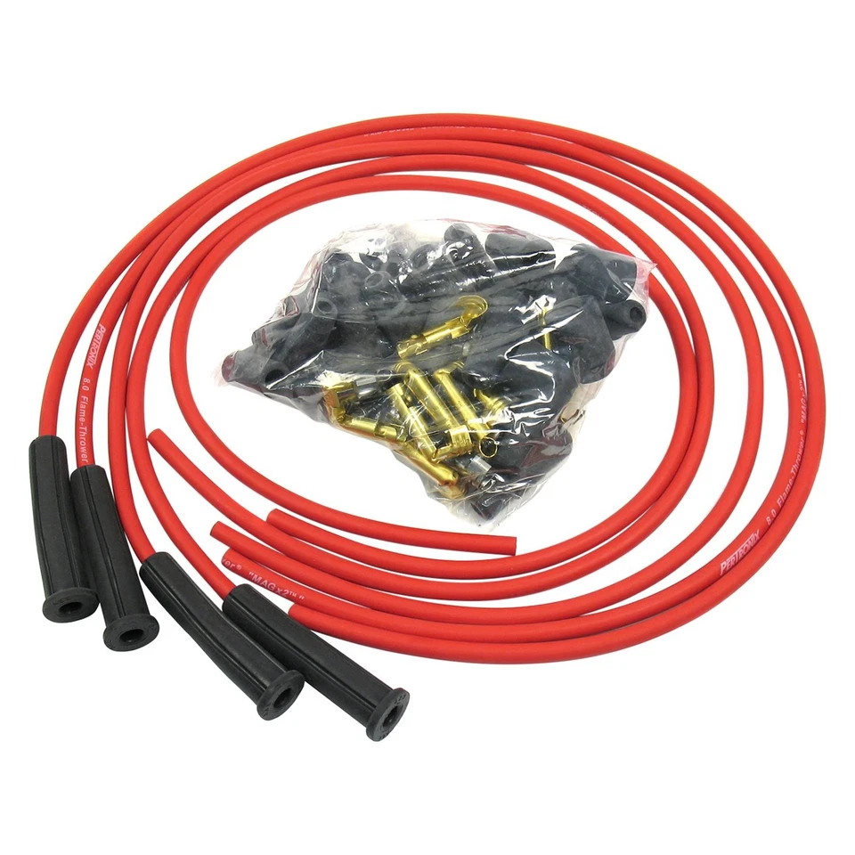 Spark Plug Wire Set Flame Thrower MAGx2 Custom Spark Plug Wire Set Universal for Foto 1 de 1