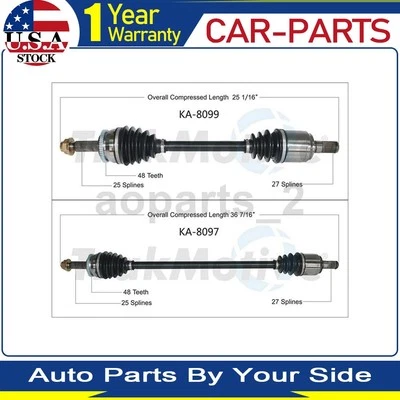 2 juntas de eje delanteras TrakMotive CV para Kia Rio 2017 2016 2015 2014 2013 2012_AR Foto 1 de 3