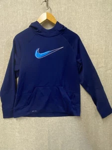 Nike Boys Dri-fit Pullover Hoodie XL Blue - Picture 1 of 10