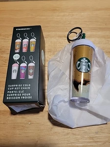 2025 Starbucks Surprise Cold Cup Keychain New Open Box - Picture 1 of 4