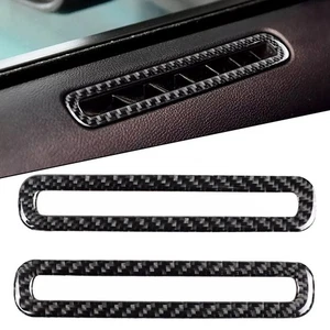 Top notch Carbon Fiber Interior Door Vent Outlet Trim for Ford For Mustang - Picture 1 of 12