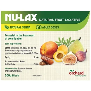 Bloque laxante de frutas naturales Nu-Lax Nulax 500 g - Imagen 1 de 1