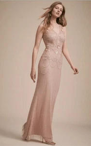 Nuevo Maxi Vestido BHLDN Kincaid Vestido Embellecido Talla US 12 - Imagen 1 de 9