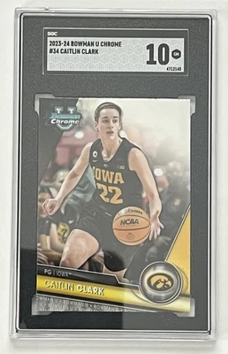 💎 2023-24 鲍曼大学铬合金 - 凯特琳·克拉克 #34 (RC) SGC 10 — 第 1/2 张图片