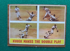 1962 Topps - Tarjeta de acción Tony Kubek #311 - Yankees de Nueva York - Imagen 1 de 2