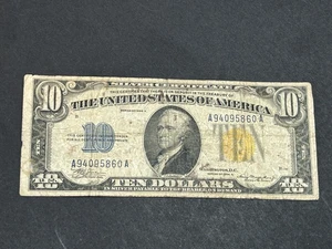 1934 a $10 ***North Africa Note*** Silver Certificate US Bill LOW Shipping!!! - Picture 1 of 2