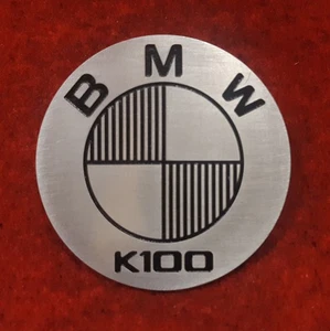 EMBLEMA STEMMA LOGO BMW K100 70MM cafe racer - Imagen 1 de 3