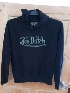 von dutch Black size 10 hoodie - Picture 1 of 3