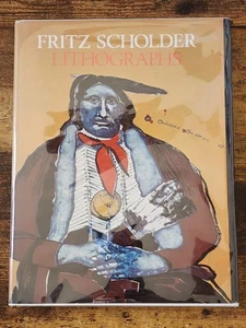 Fritz Scholder: Lithographs Hardcover 1975 First Edition Clinton Adams - Picture 1 of 20