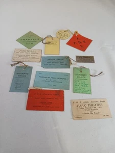 VINTAGE FRANKLIN PA HIGH SCHOOL EPHEMERA FROM 1920-1922 - Picture 1 of 15
