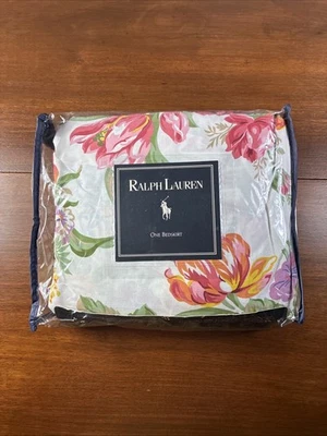 Ralph Lauren Melissa Blanco Doble Polvo Volantes Falda Cama Foto 1 de 4