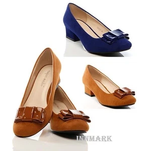 ZAPATOS DE CORTE DE TRABAJO INFORMALES DE TACÓN BAJO ESTILO GATITO CON CLASE DE NEGOCIOS 3-7 (962) - Imagen 1 de 2