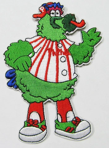 LOT OF (1) MLB BASEBALL PHILA. PHILLIES PHANATIC MASCOT EMBROIDERED PATCH # 63 Cover