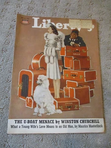 Collier's magazine May 10th The 941 U-Boat Menace Winston Churchill * - Imagen 1 de 2