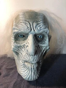White Walker Full Head Mask Game Thrones Halloween Adult Costume Accessory NWOT - Picture 1 of 2