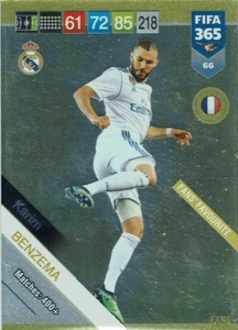 Panini FIFA 365 2019 Adrenalyn XL Fans' Favorite Card Karte Nr. 66 Karim Benzema - Picture 1 of 1